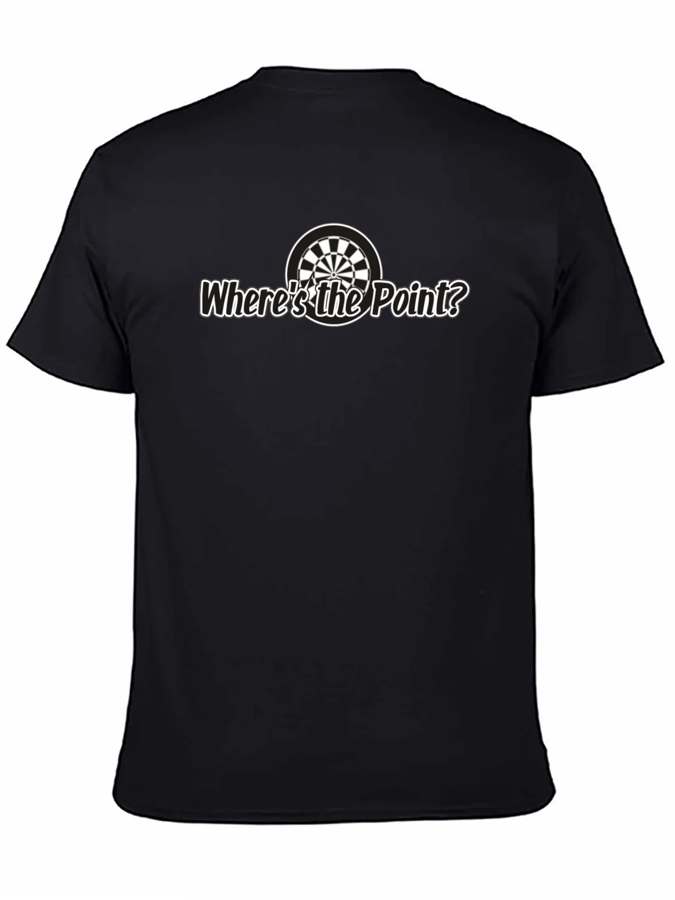 Wheres the Point? Black Graphic Tee