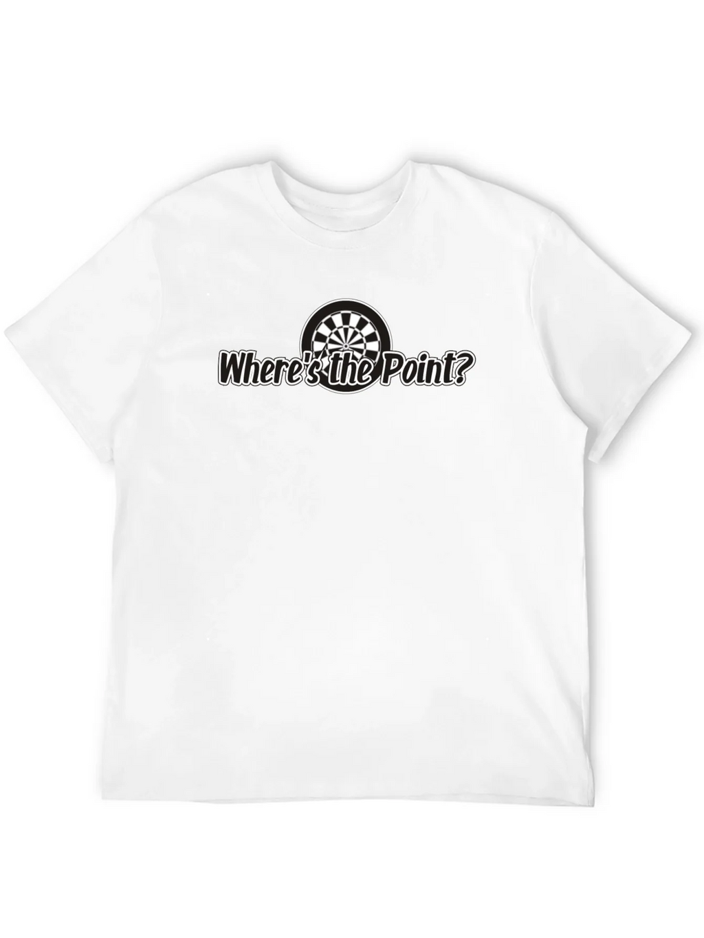 Wheres the Point? Black Graphic Tee