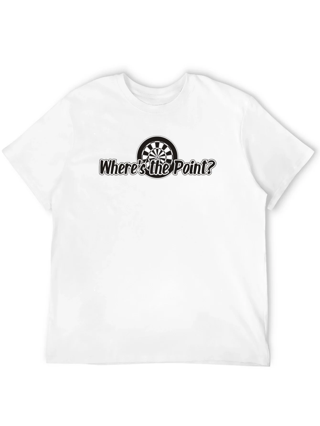 Wheres the Point? Black Graphic Tee