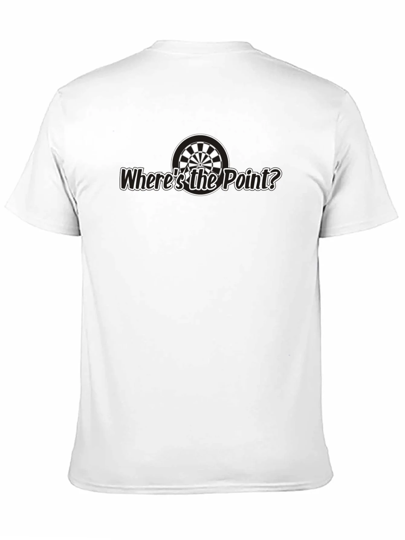Wheres the Point? Black Graphic Tee