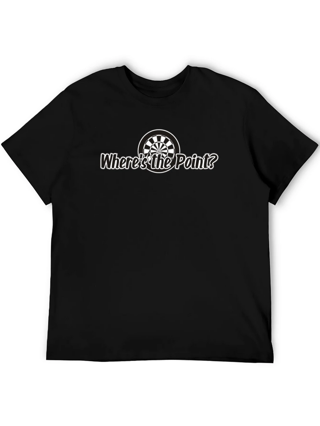 Wheres the Point? Black Graphic Tee