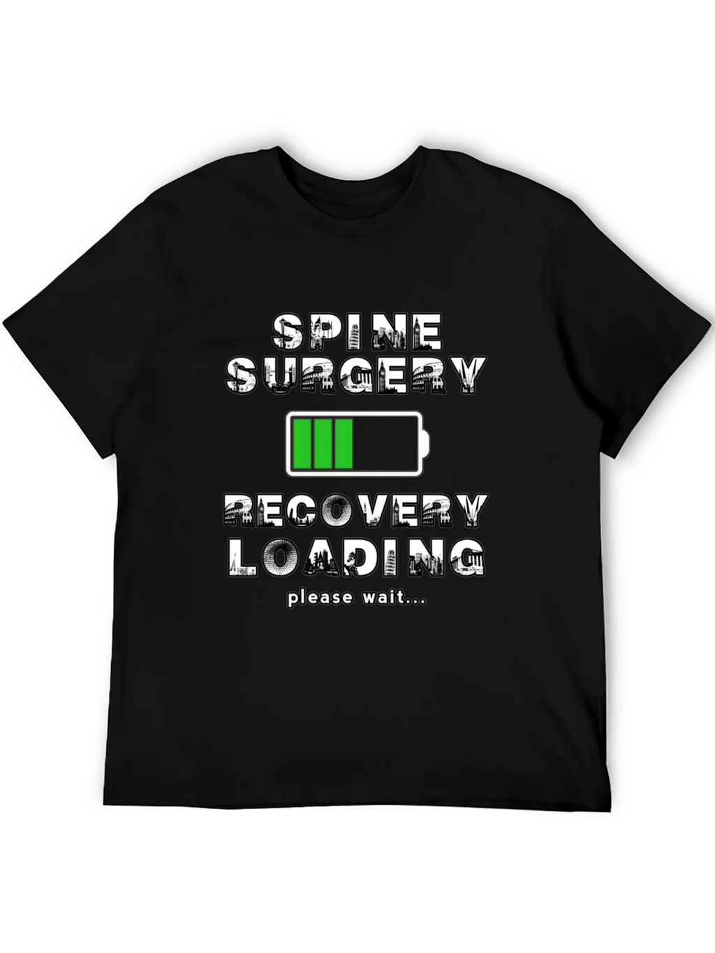 Spine Surgery Recovery Loading T-Shirt