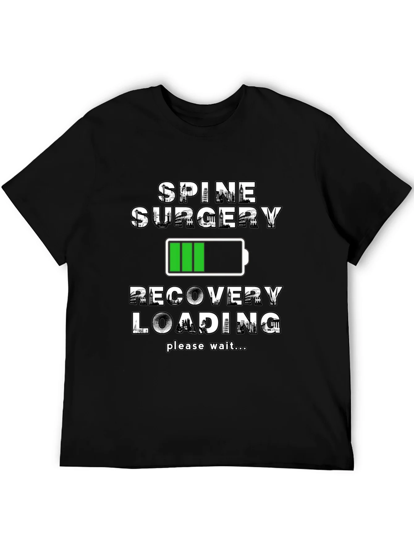 Spine Surgery Recovery Loading T-Shirt
