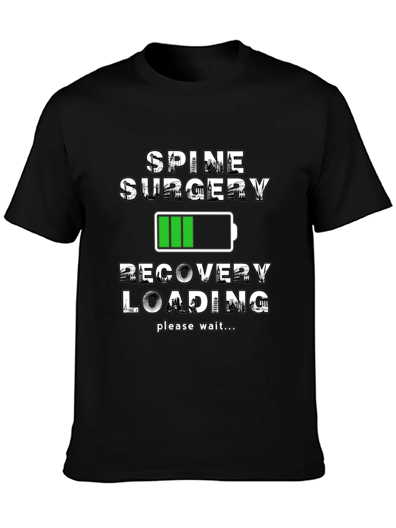 Spine Surgery Recovery Loading T-Shirt