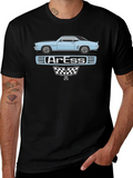 Classic Car Graphic Tee - ArEss Design Black T-Shirt