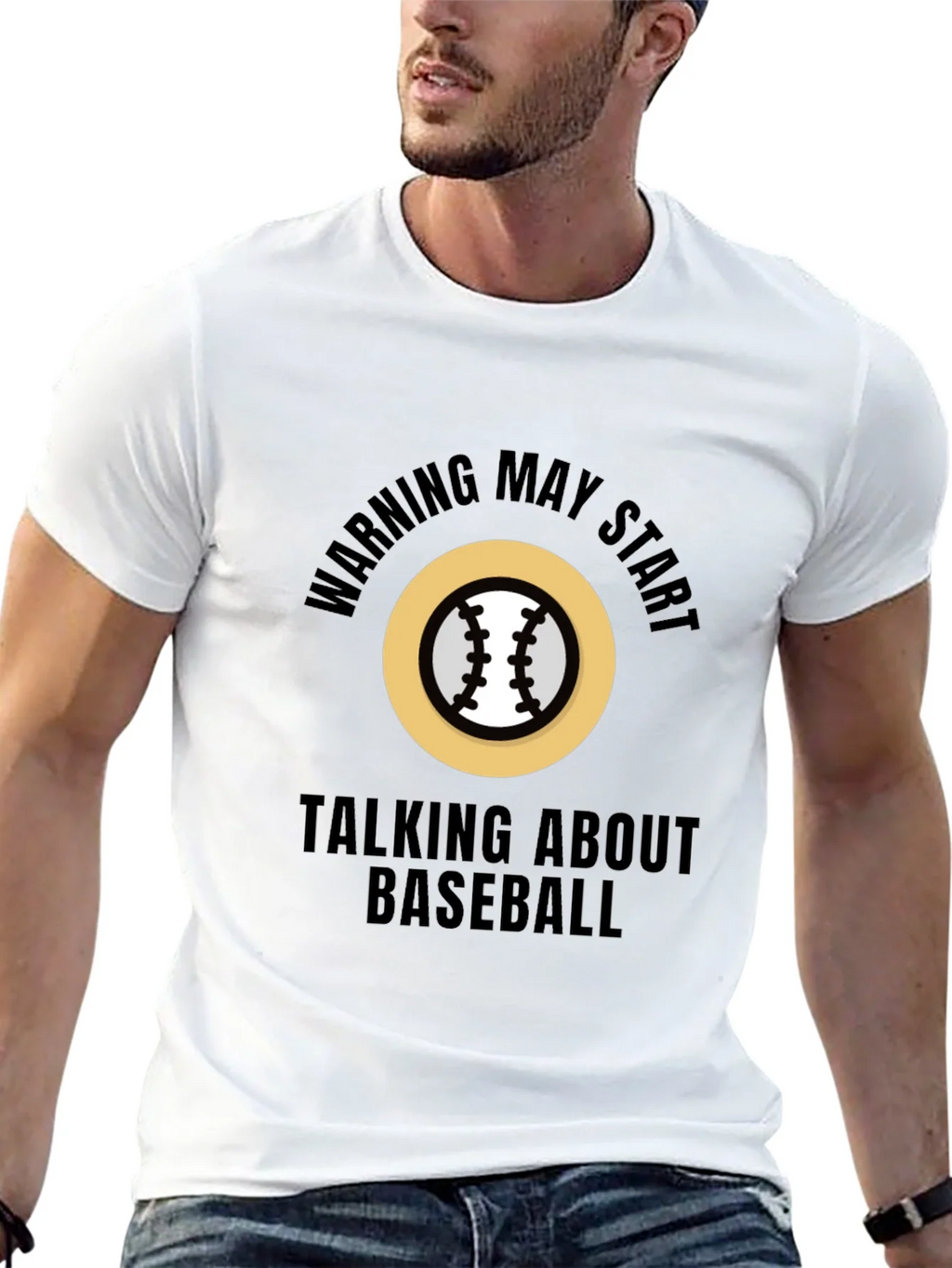 Warning May Start Talking About Baseball T-Shirt