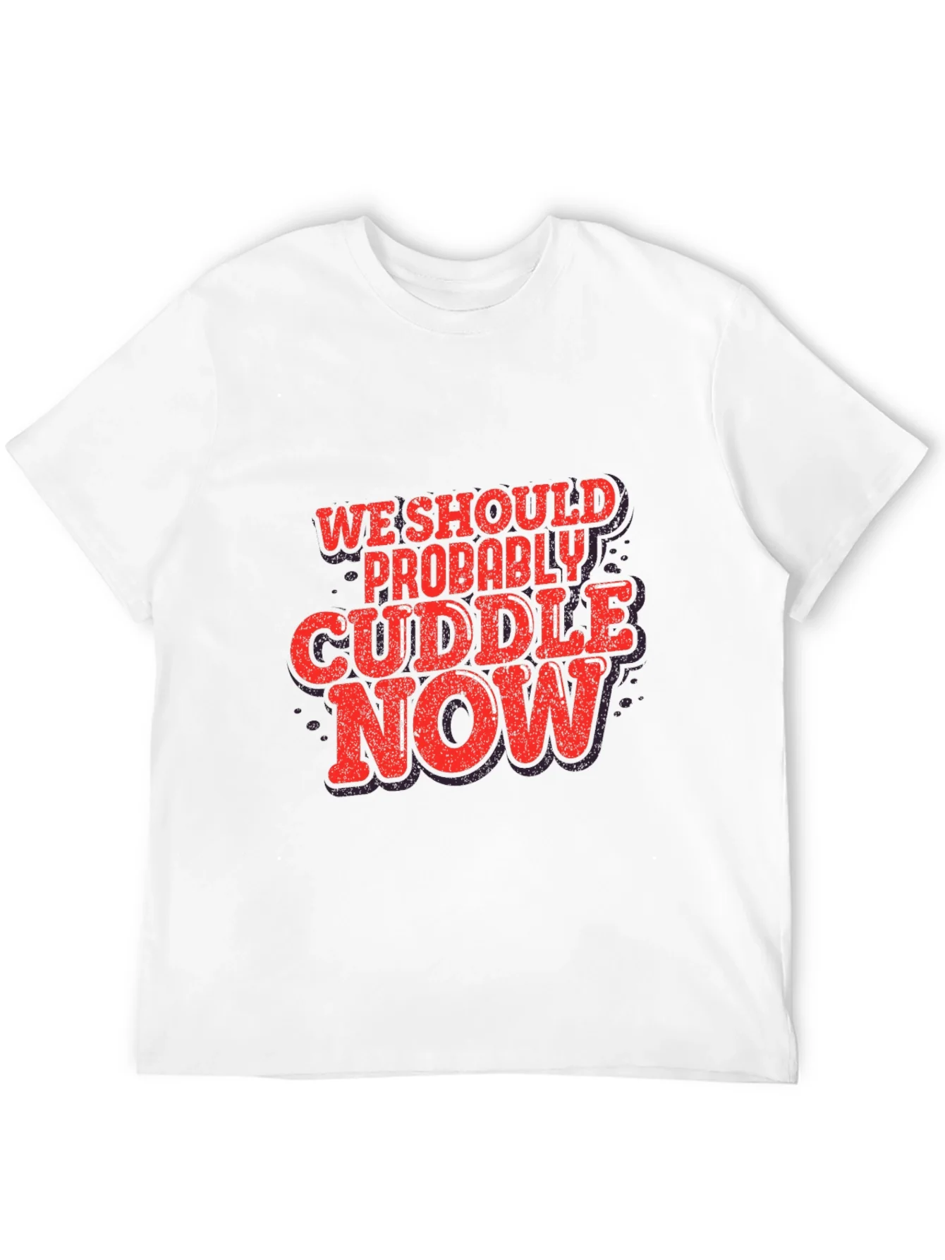 Cuddle Now Graphic Tee - Soft Cotton Blend