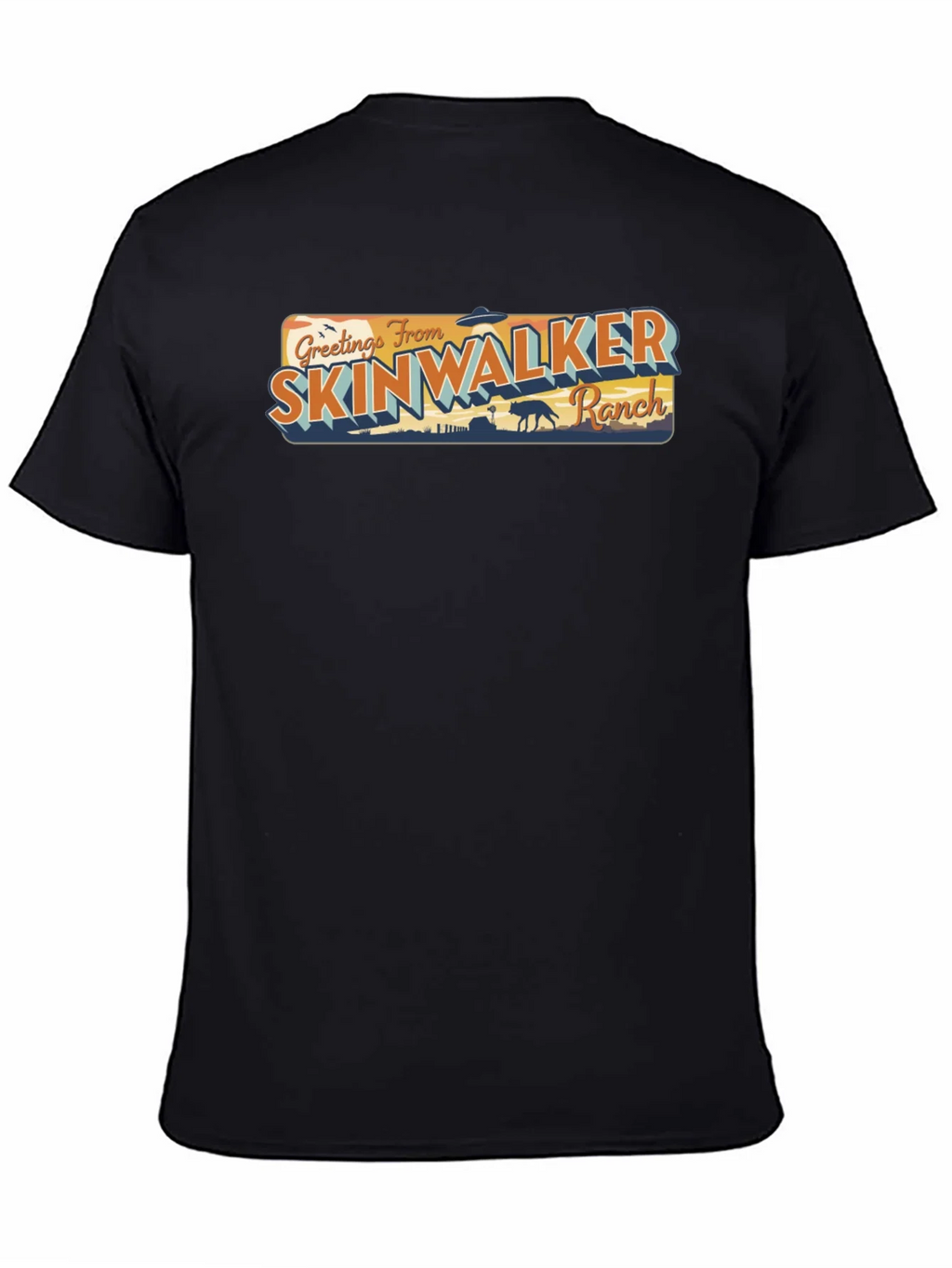 Greetings From Skinwalker Ranch Black T-Shirt