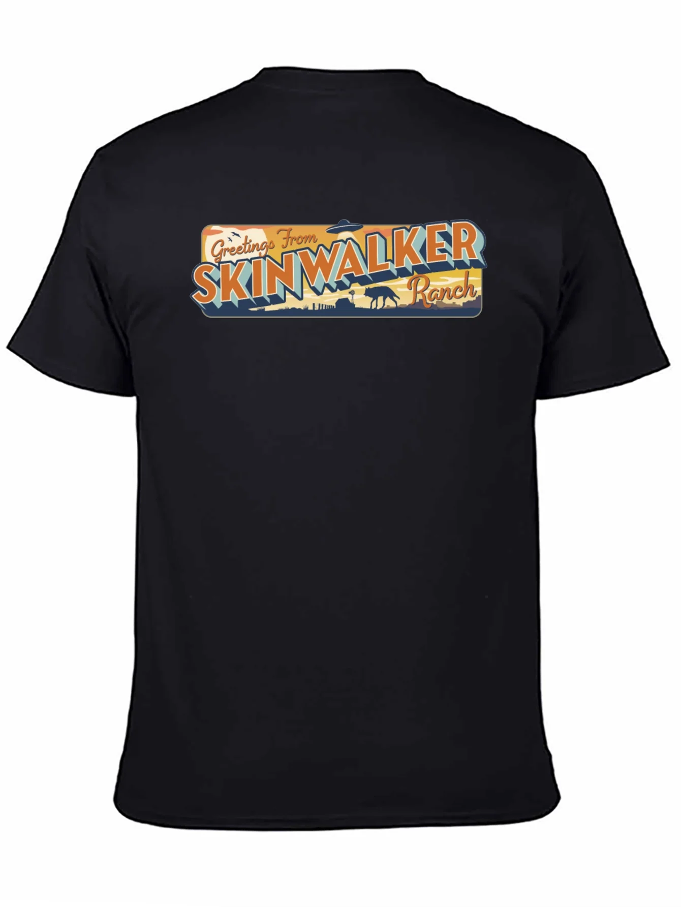 Greetings From Skinwalker Ranch Black T-Shirt