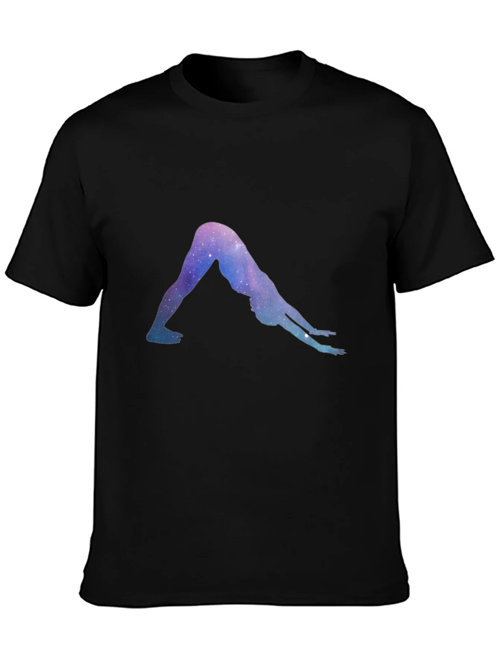 Yoga Galaxy Black T-Shirt