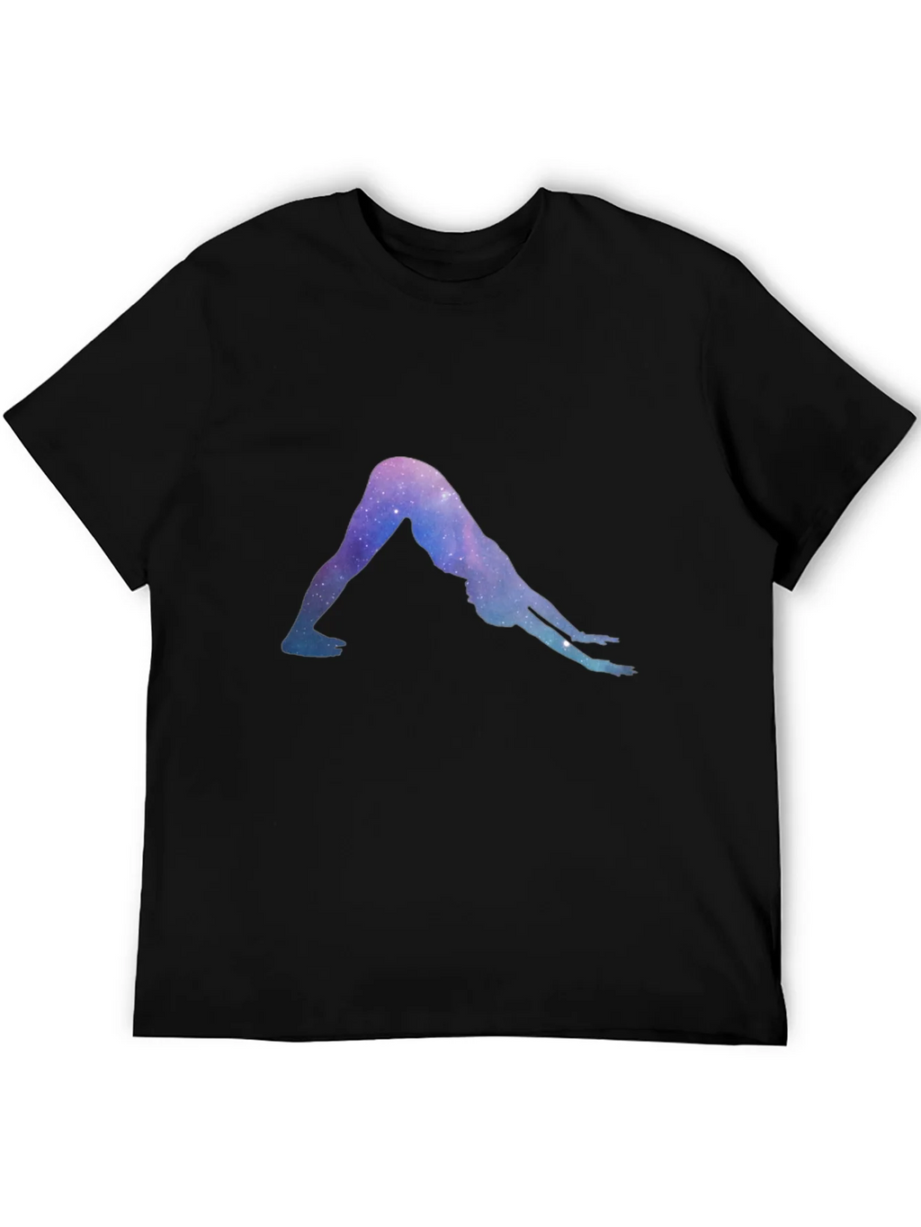 Yoga Galaxy Black T-Shirt