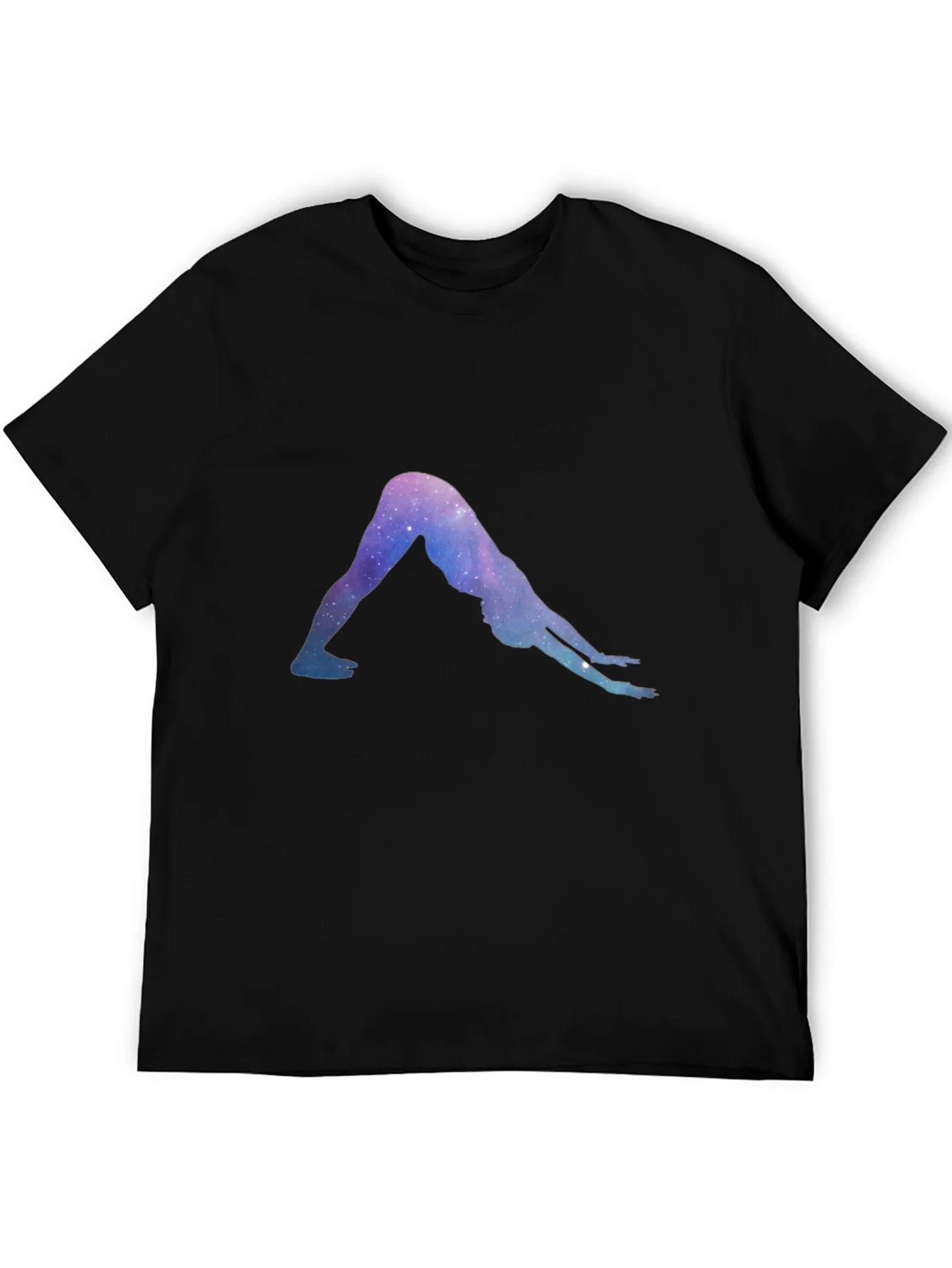Yoga Galaxy Black T-Shirt