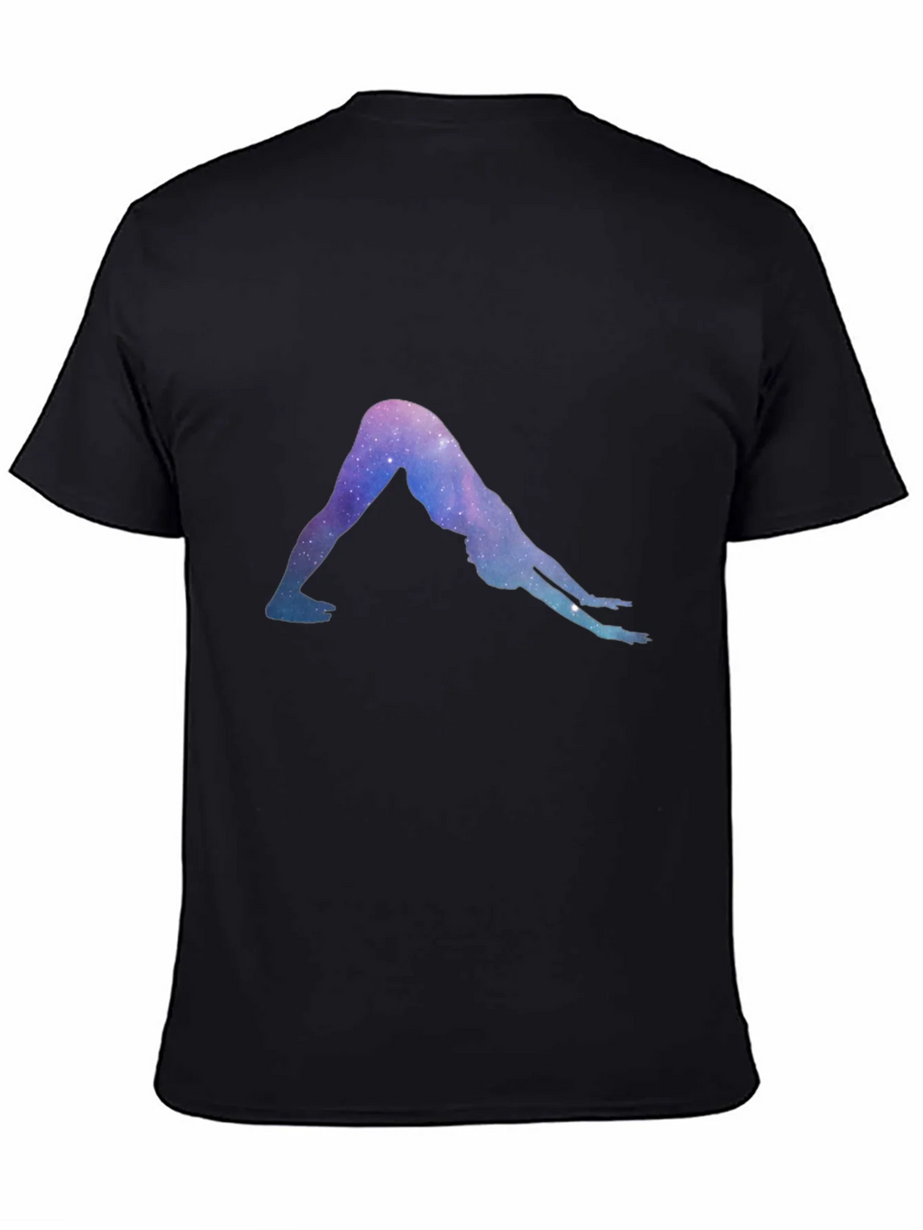 Yoga Galaxy Black T-Shirt