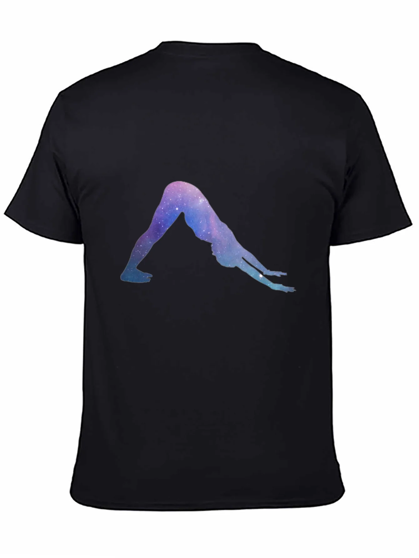 Yoga Galaxy Black T-Shirt
