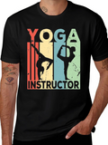 Yoga Instructor Tee - Retro Style