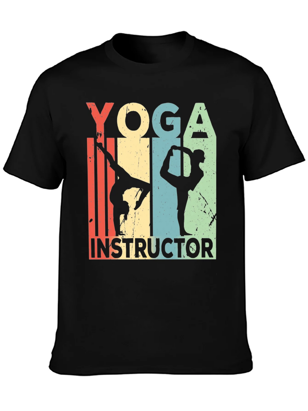 Yoga Instructor Tee - Retro Style