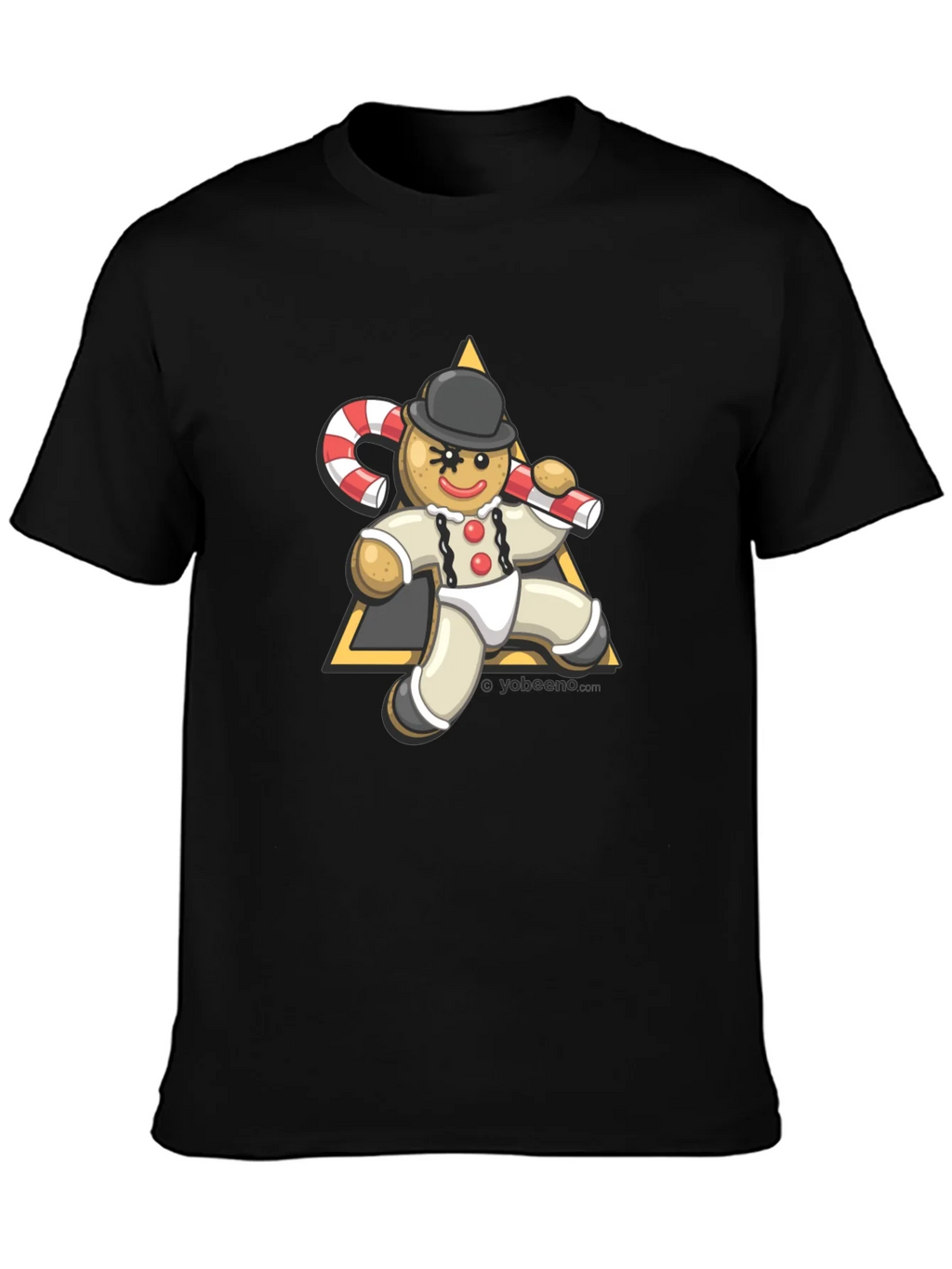 Gingerbread Man Candy Cane T-Shirt
