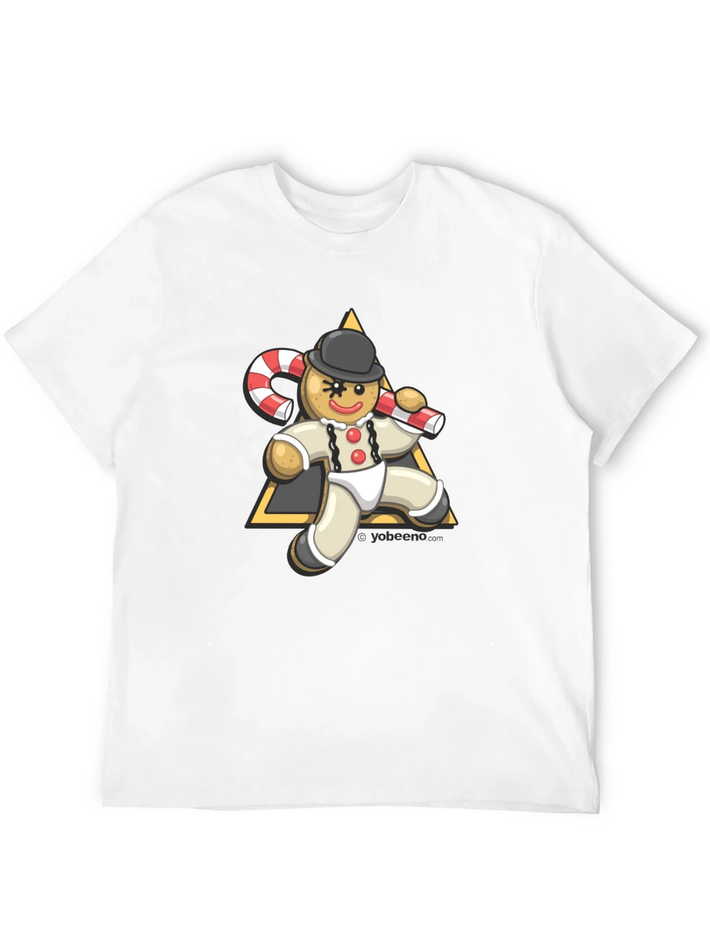 Gingerbread Man Candy Cane T-Shirt