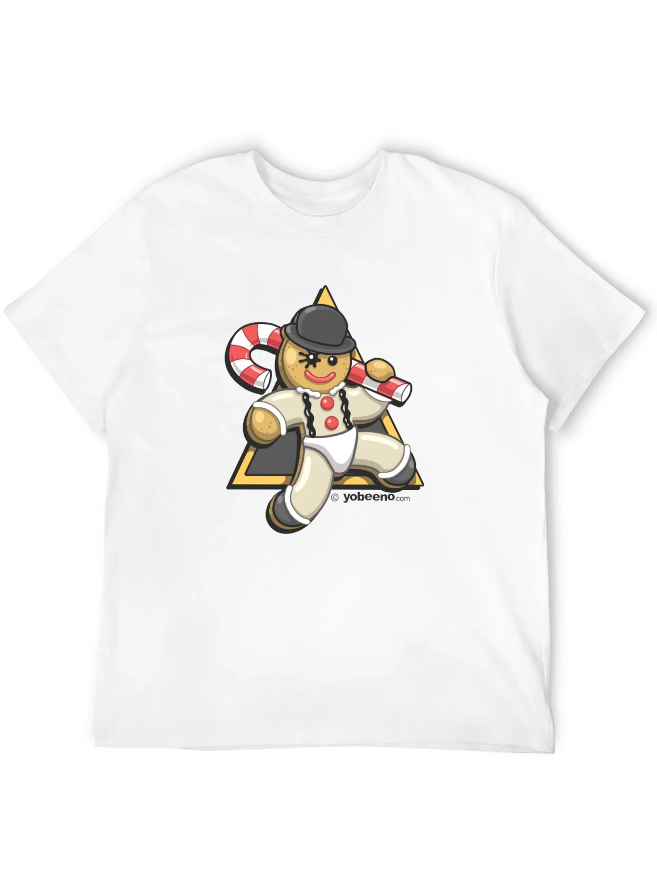 Gingerbread Man Candy Cane T-Shirt