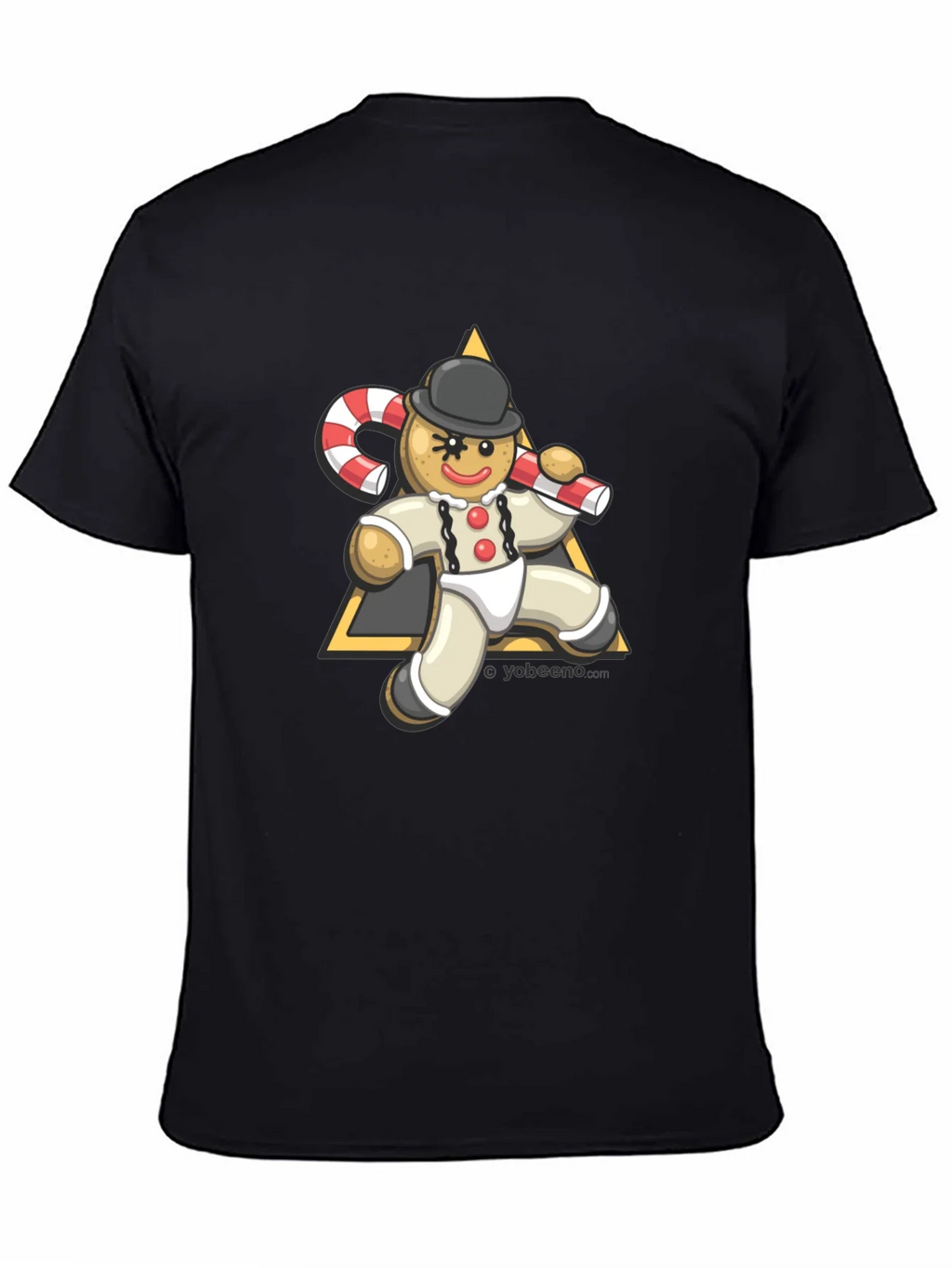 Gingerbread Man Candy Cane T-Shirt