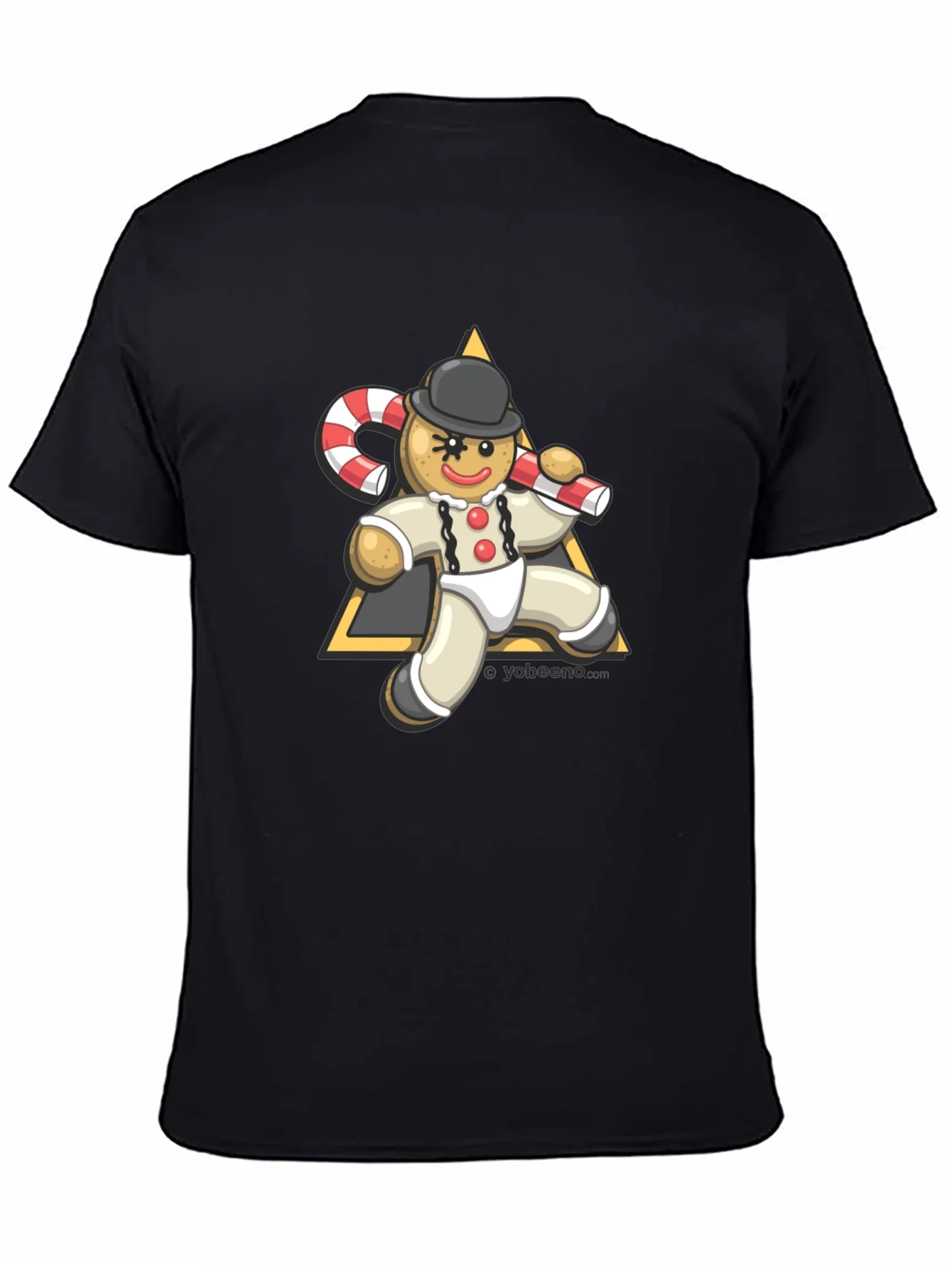 Gingerbread Man Candy Cane T-Shirt