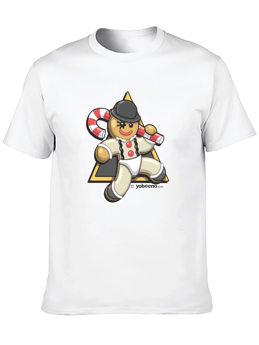 Gingerbread Man Candy Cane T-Shirt